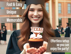 PartyKandy bannière murale Texas Longhorn en situation apportant esprit universitaire