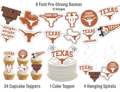 PartyKandy topper gâteau Texas Longhorn gros plan pour finition nette et festive