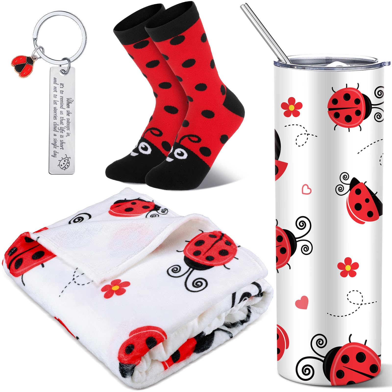 Patelai gobelet 20oz face montrant le motif coccinelle et isolation pratique