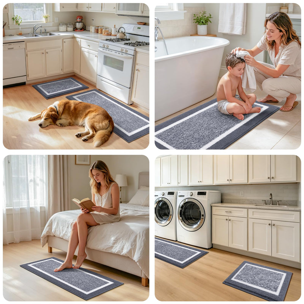 Étiquette Pauwer sur tapis lavable en machine garantissant entretien facile