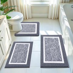 Pauwer ensemble de tapis montrant l’ensemble et maintien sécurisé