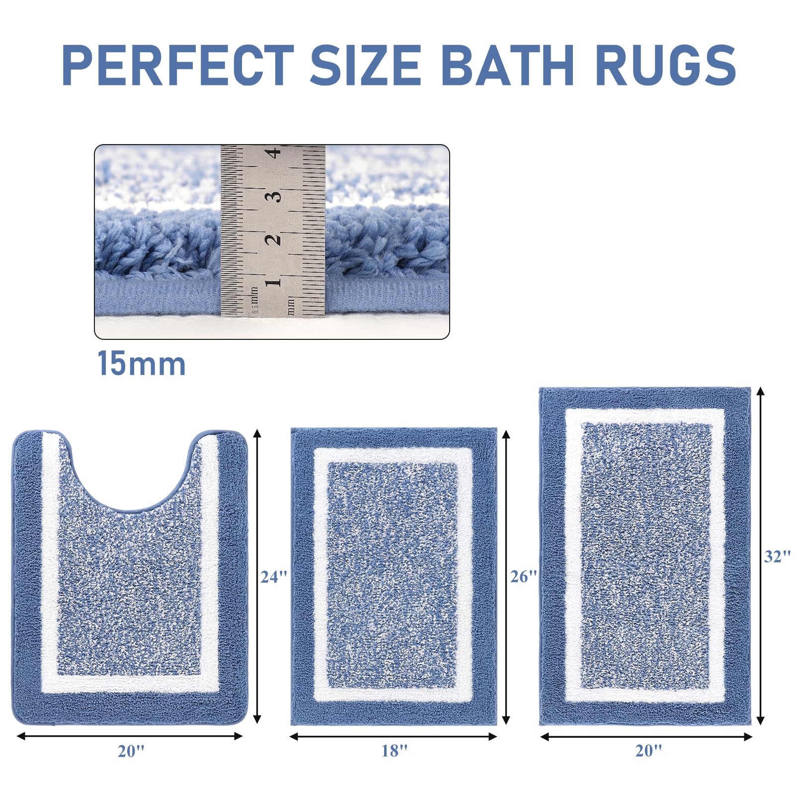 Pauwer tapis plié prêt au lavage montrant facilité d'entretien en machine