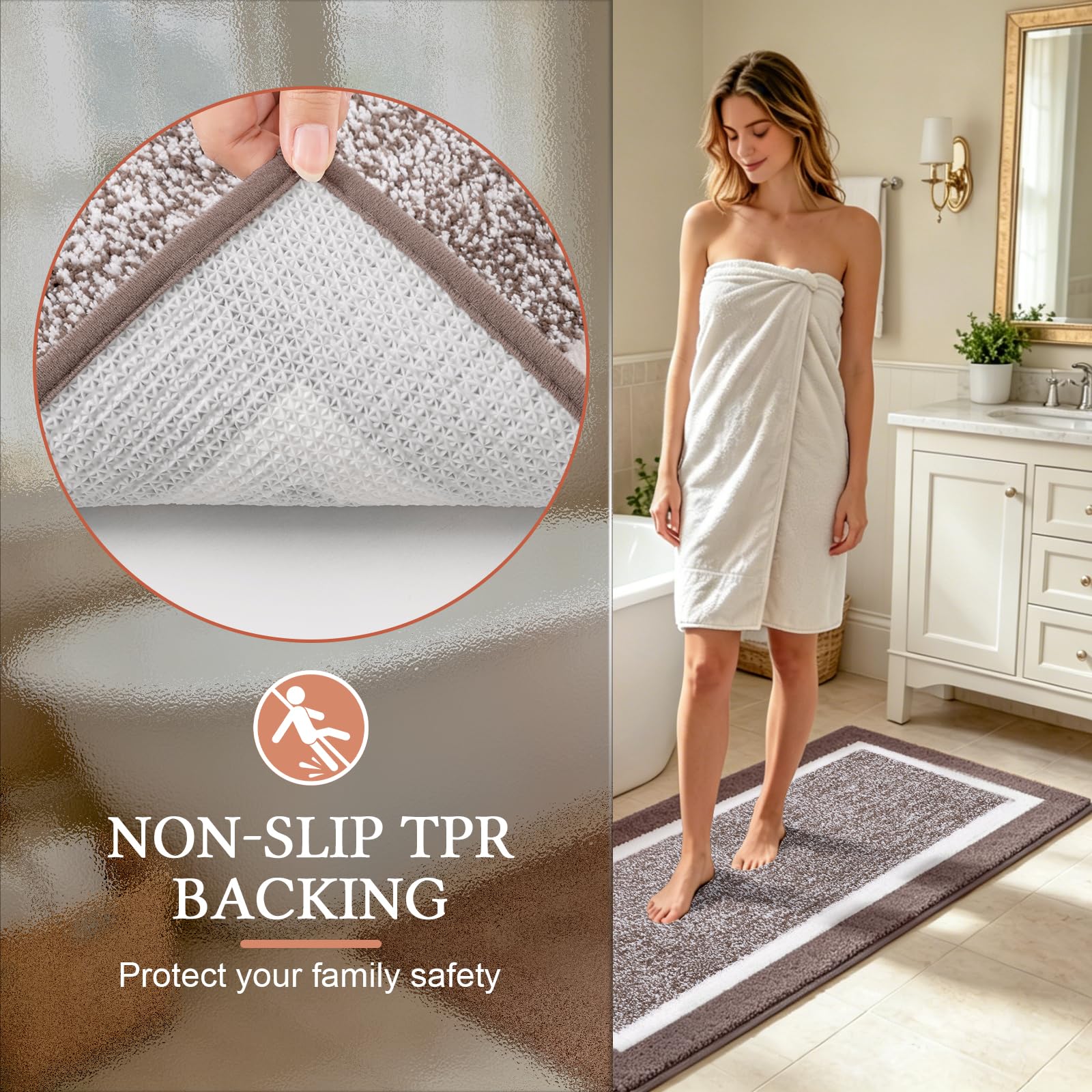 Pauwer tapis comparaison de taille avec objet courant facilitant choix