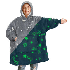 PAVILIA hoodie couverture face avant montrant coupe oversize et confort