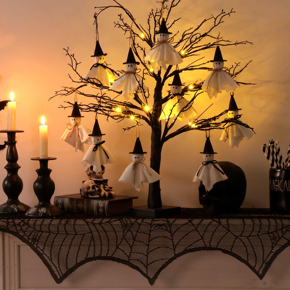 Pawliss 24 LED blanc chaud illuminant l'arbre pour ambiance effrayante confortable