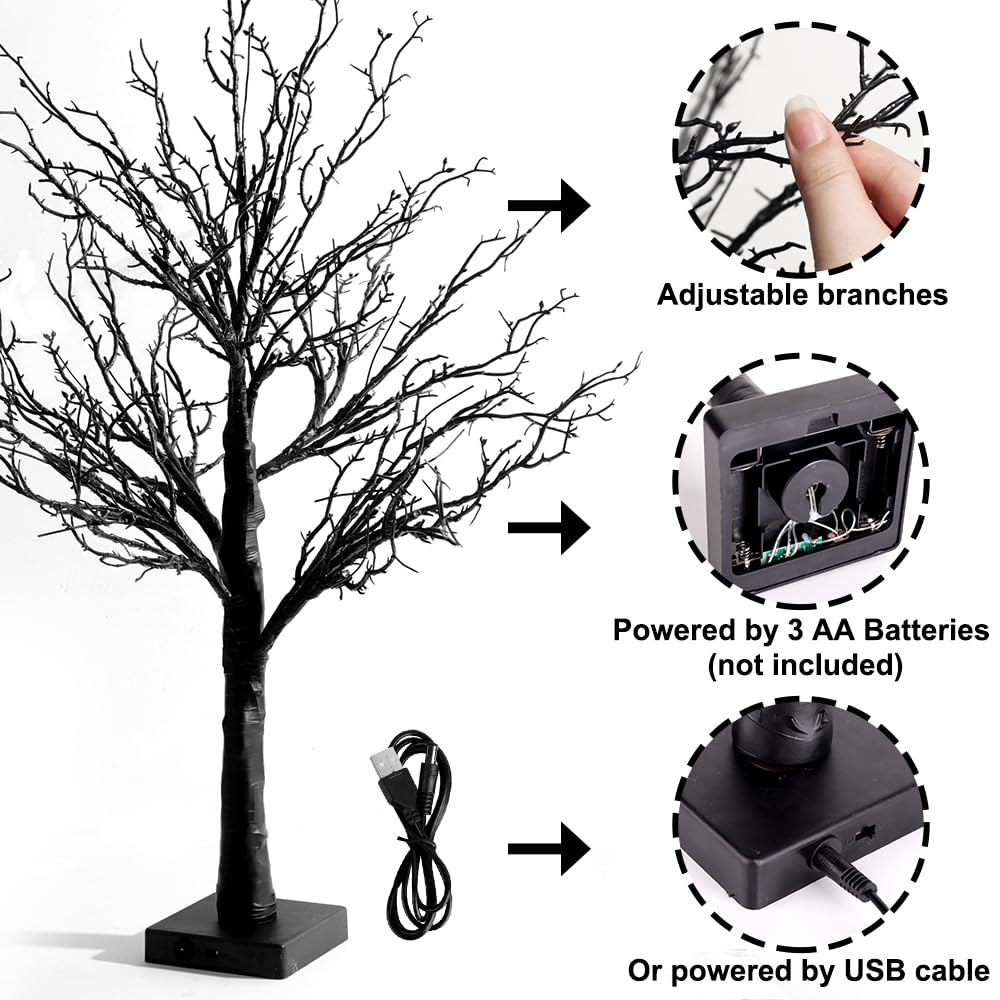 Pawliss ensemble de 10 fantômes chapeautés suspendus créant une scène ludique