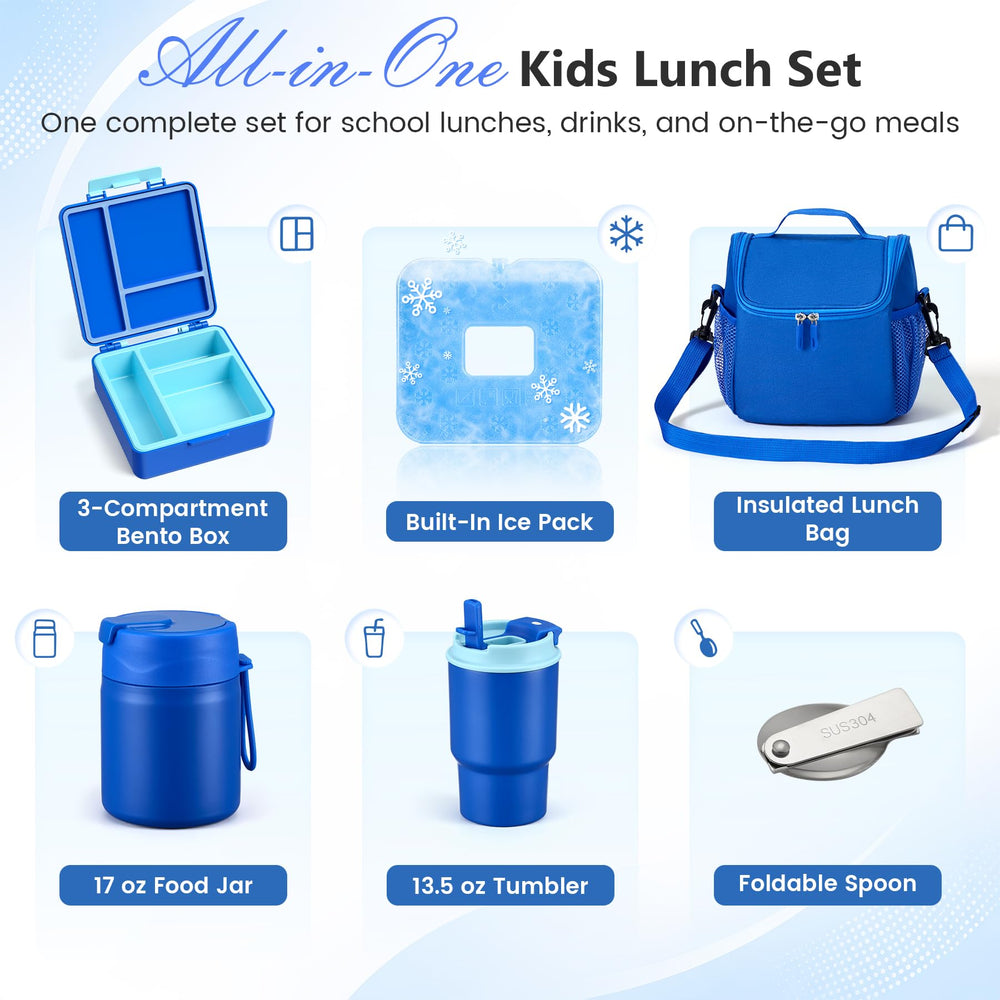 Pawtong bento intérieur détaché avec plateau, organisation facile des repas