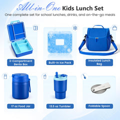 Pawtong bento intérieur détaché avec plateau, organisation facile des repas