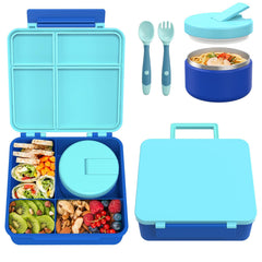 Pawtong vue avant boîte bleue montrant design étanche et facile à transporter