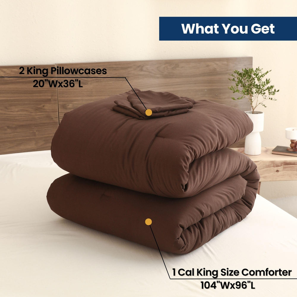 Paxrac couette dans chambre stylée marron terre apportant chaleur et design