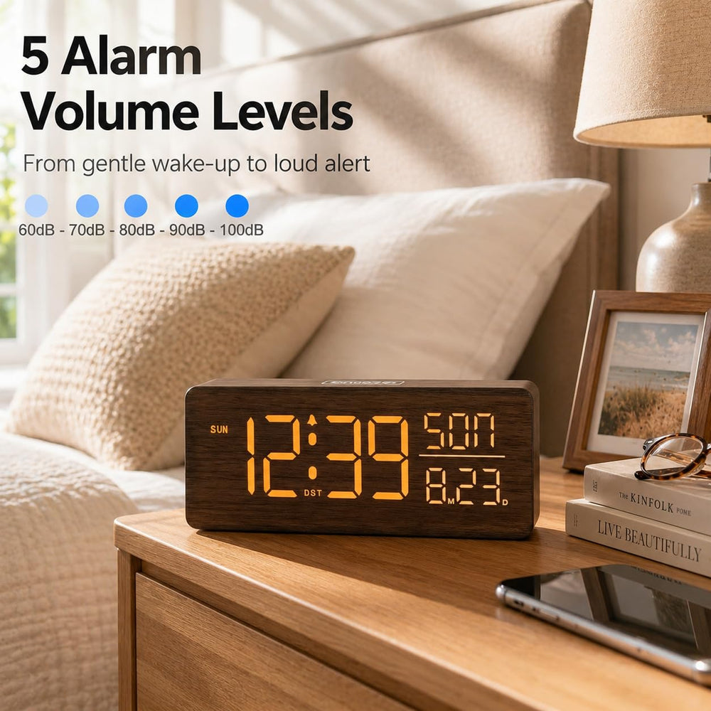 Peakeep démonstration de la touche snooze tactile, simplicité d'utilisation