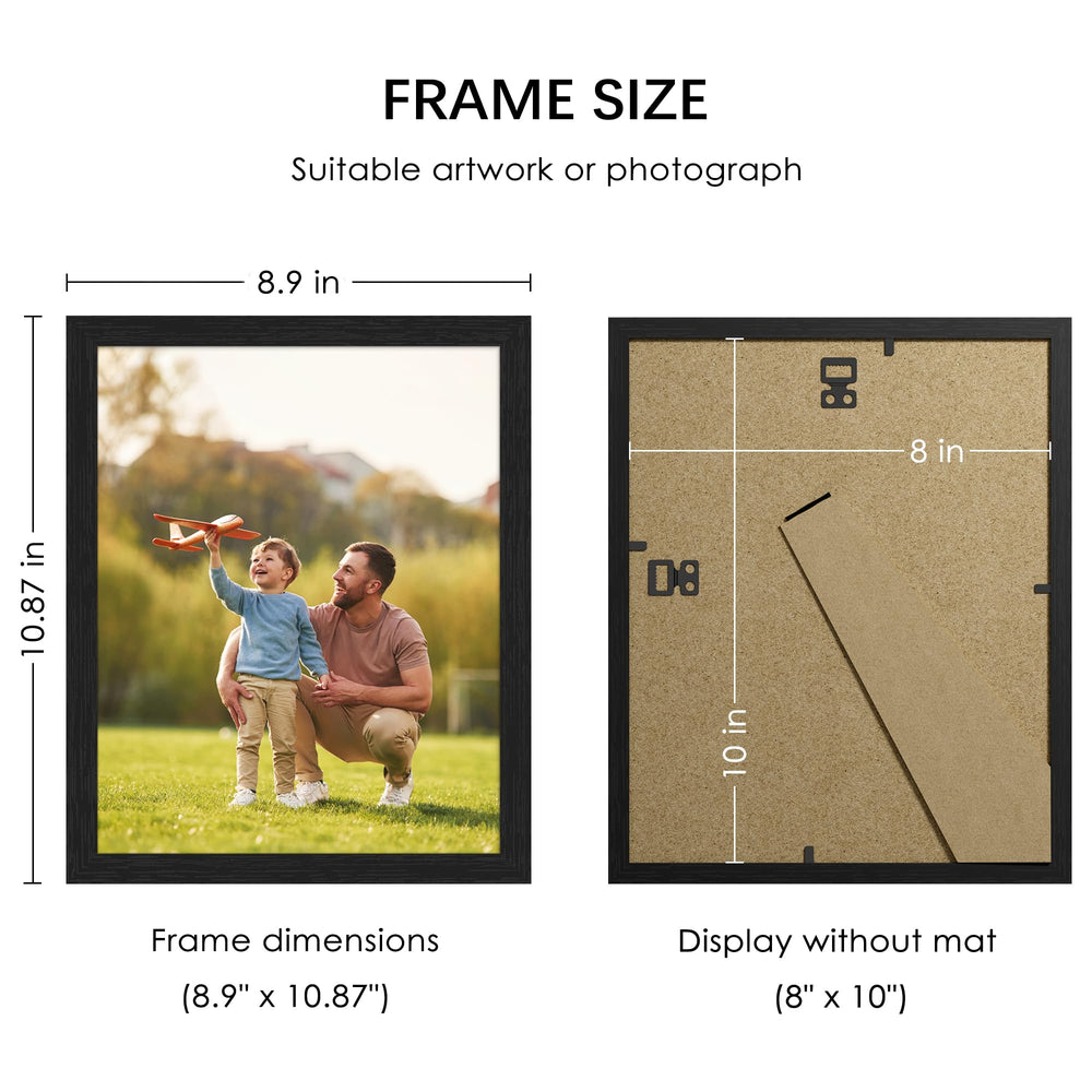 PEALSN cadre 8x10 plexiglas poli gros plan clarté et sécurité