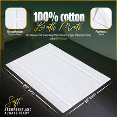 Pearl Linens empilés six tapis illustrant économie et rotation facile
