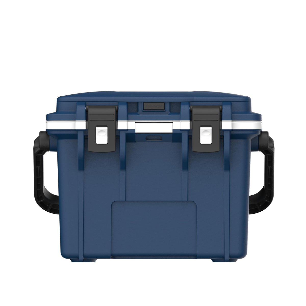 Pelican glacière 14 QT face avant montrant robustesse et rangement pratique