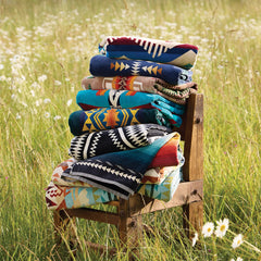 Pendleton gros plan face bouclée montrant absorption rapide et efficacité
