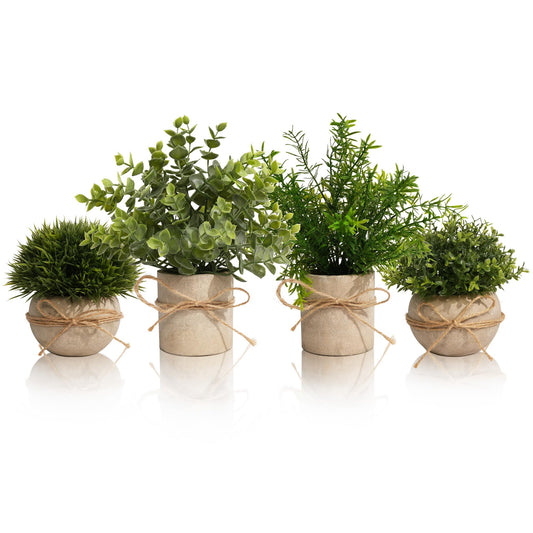 PENGYEE ensemble de quatre pots vus de face pour décoration immédiate