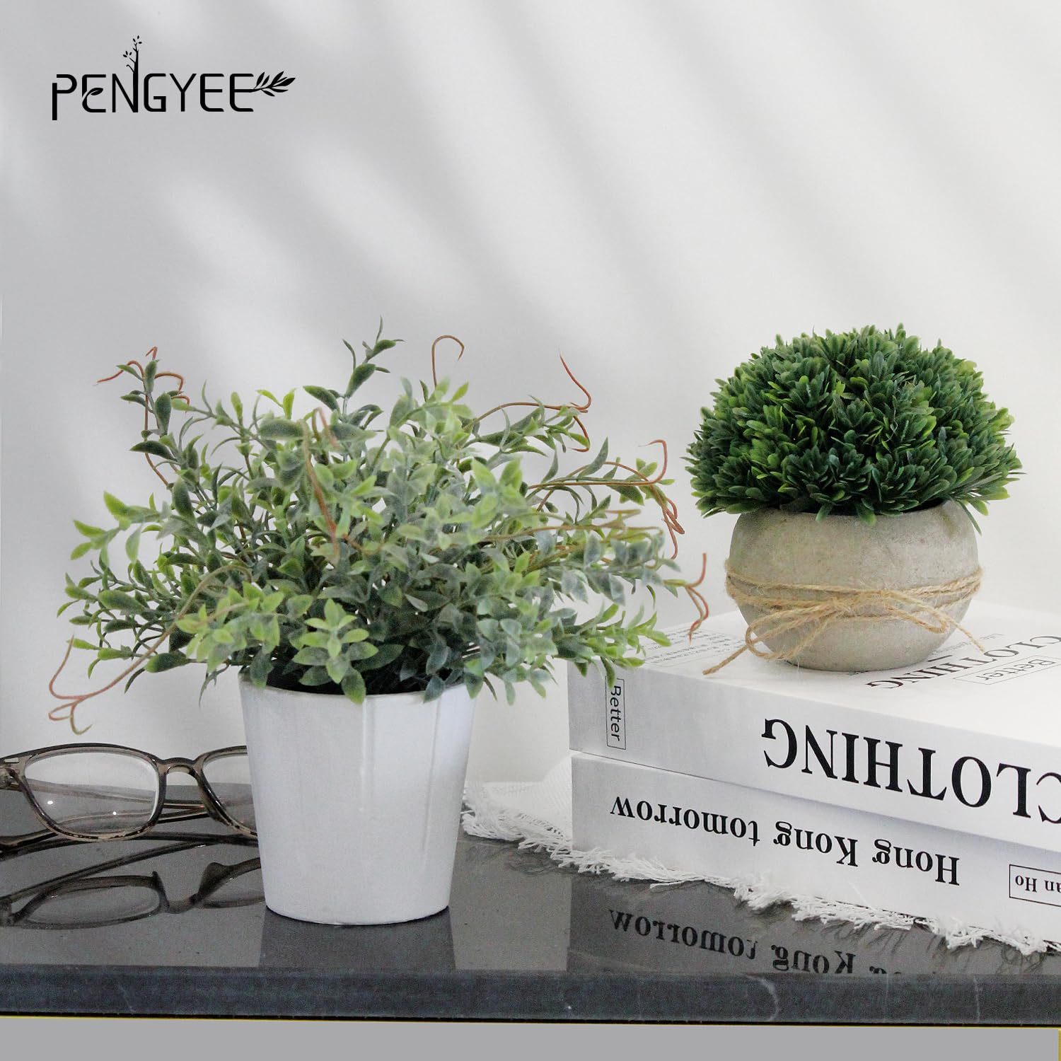 PENGYEE texture de pot en pâte papier imitant ciment esthétique
