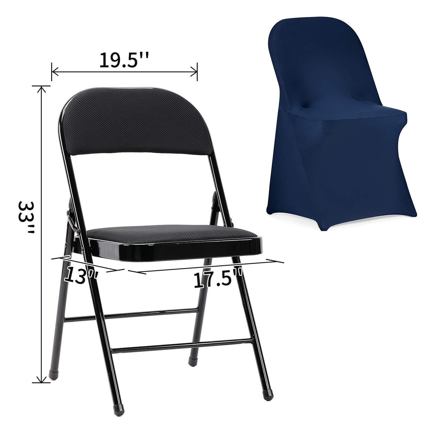 Peomeise comparaison taille avec chaise standard, ajustement compatible et pratique