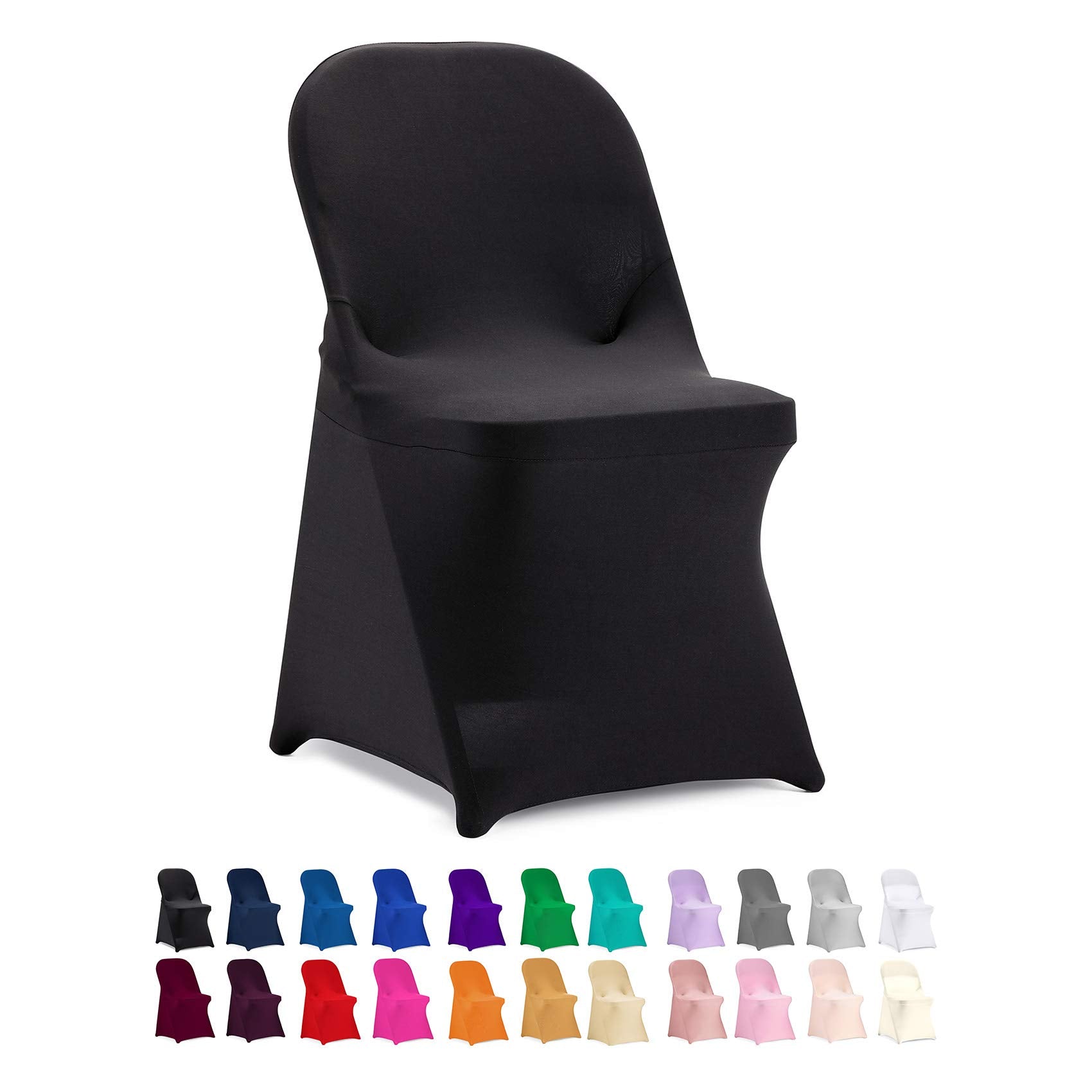 Peomeise housses pack de 12 noir montrant finition professionnelle