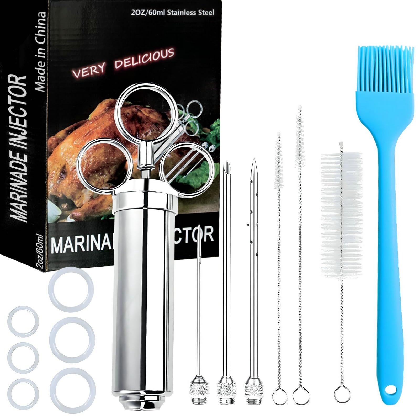 PEOUWNES injecteur ensemble en inox 304 durable et sûr