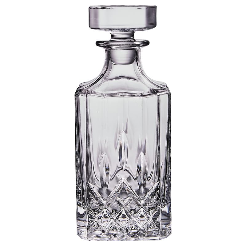 Peoxo carafe face en cristal mettant en valeur la brillance et l'élégance du liquide
