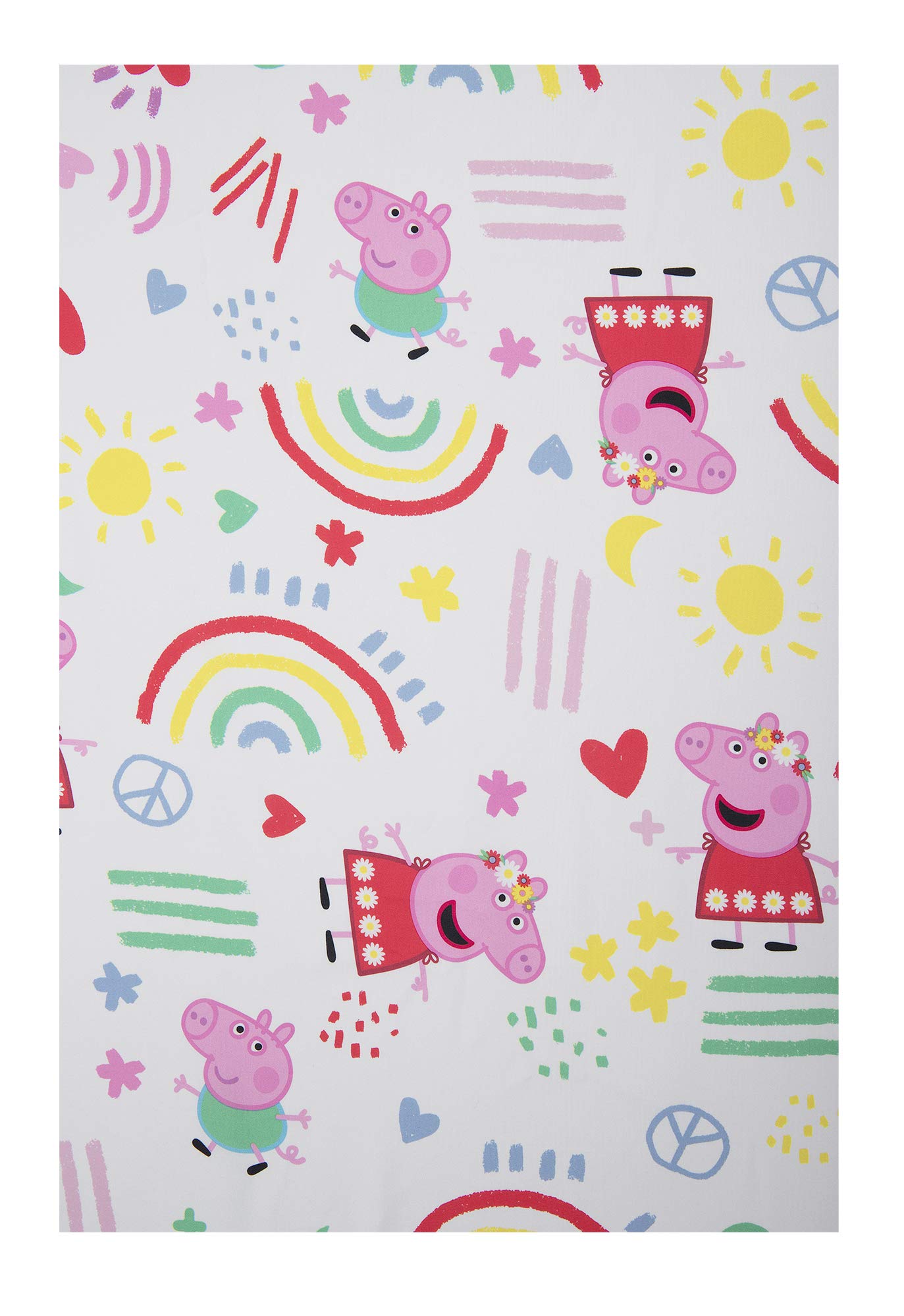 Peppa Pig couette réversible côté B motif alternatif pour variété décorative