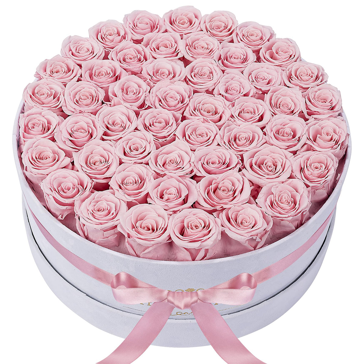 Perfectione Roses boîte velours vue de face montrant élégance et cadeau prêt