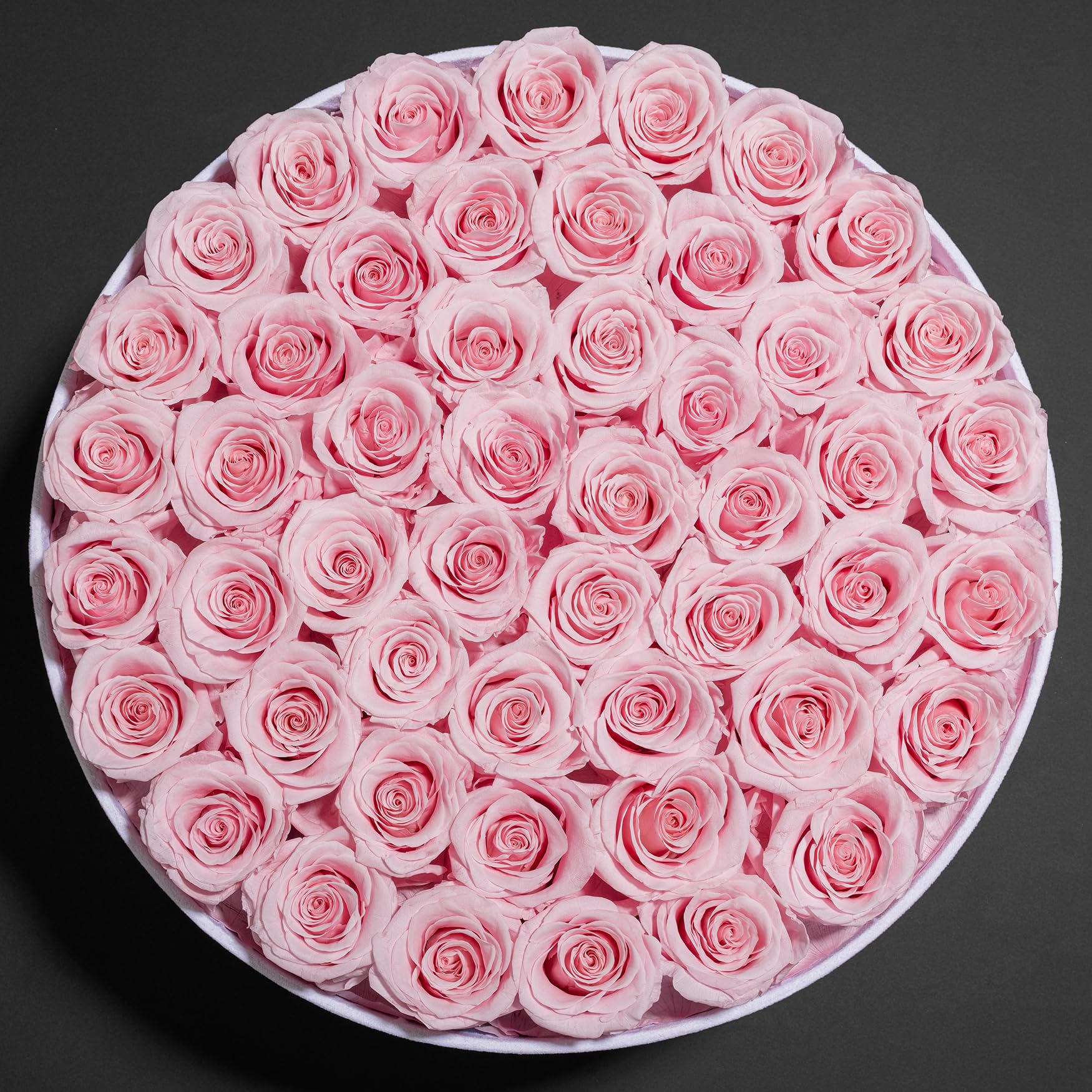Perfectione Roses détail de l’emballage cadeau, finition velours protectrice