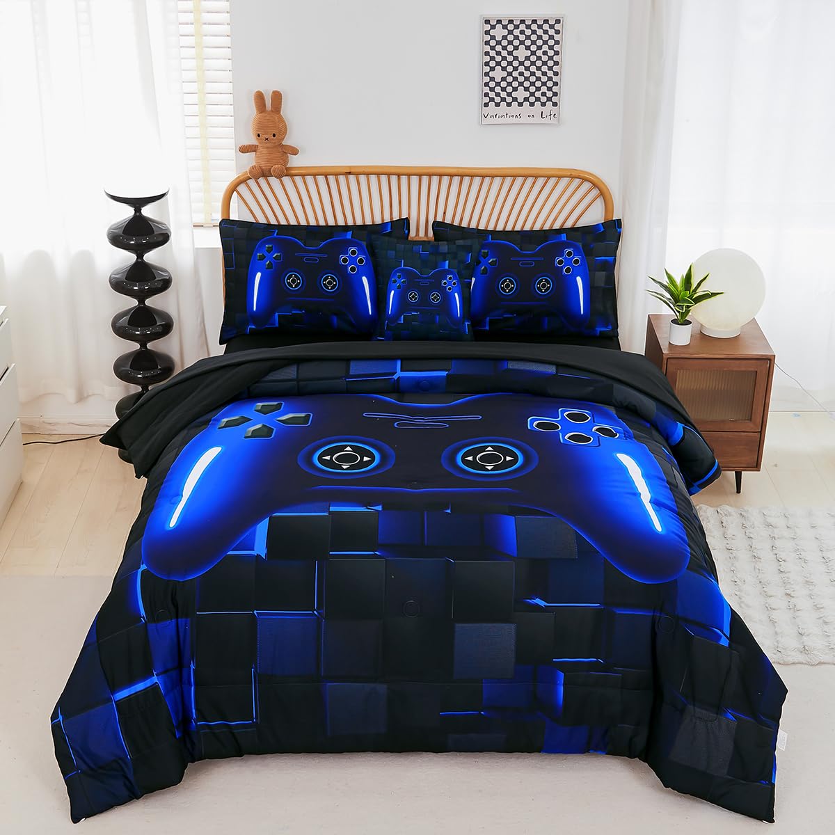 PERFEMET parure complète vue frontale montrant design gamer et équilibre confort