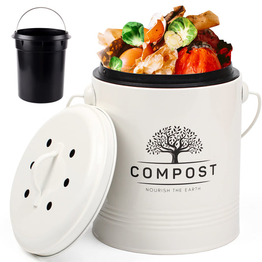 PERFNIQUE seau de compost face avant élégant contrôle des odeurs