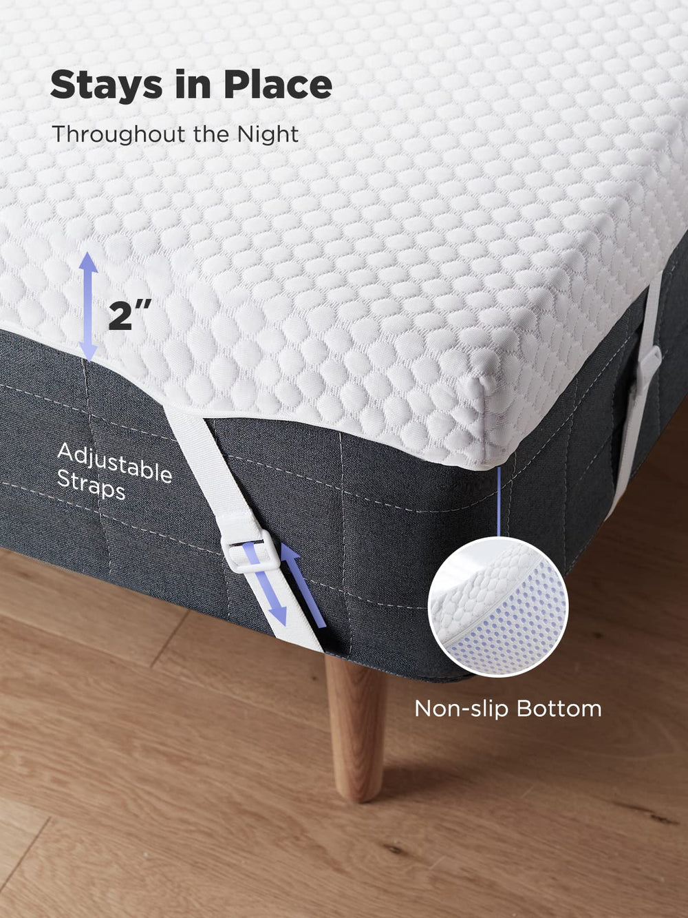 PERLECARE sangles élastiques ajustables assurant maintien stable