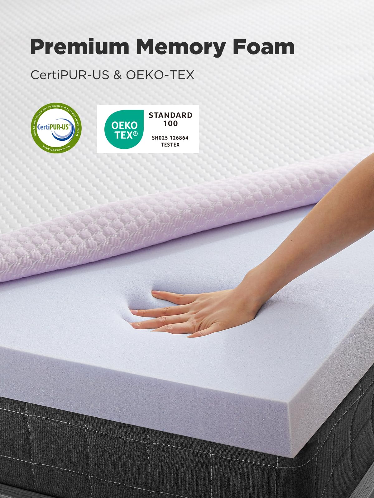 PERLECARE sur-matelas en situation chambre étudiante confort immédiat