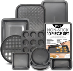 PERLLI ensemble 10 pièces face avant montrant toutes les pièces et gain de place