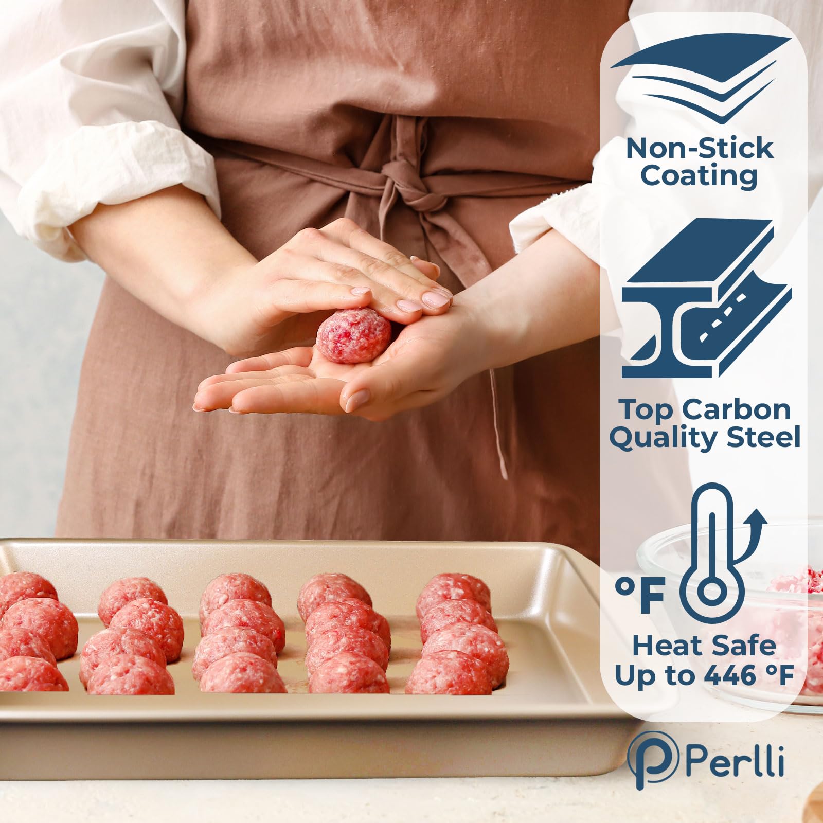 PERLLI plat 9x13 fermé avec couvercle pratique pour conservation et congélation