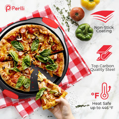 PERLLI poignée silicone rouge offrant une prise sûre et résistante