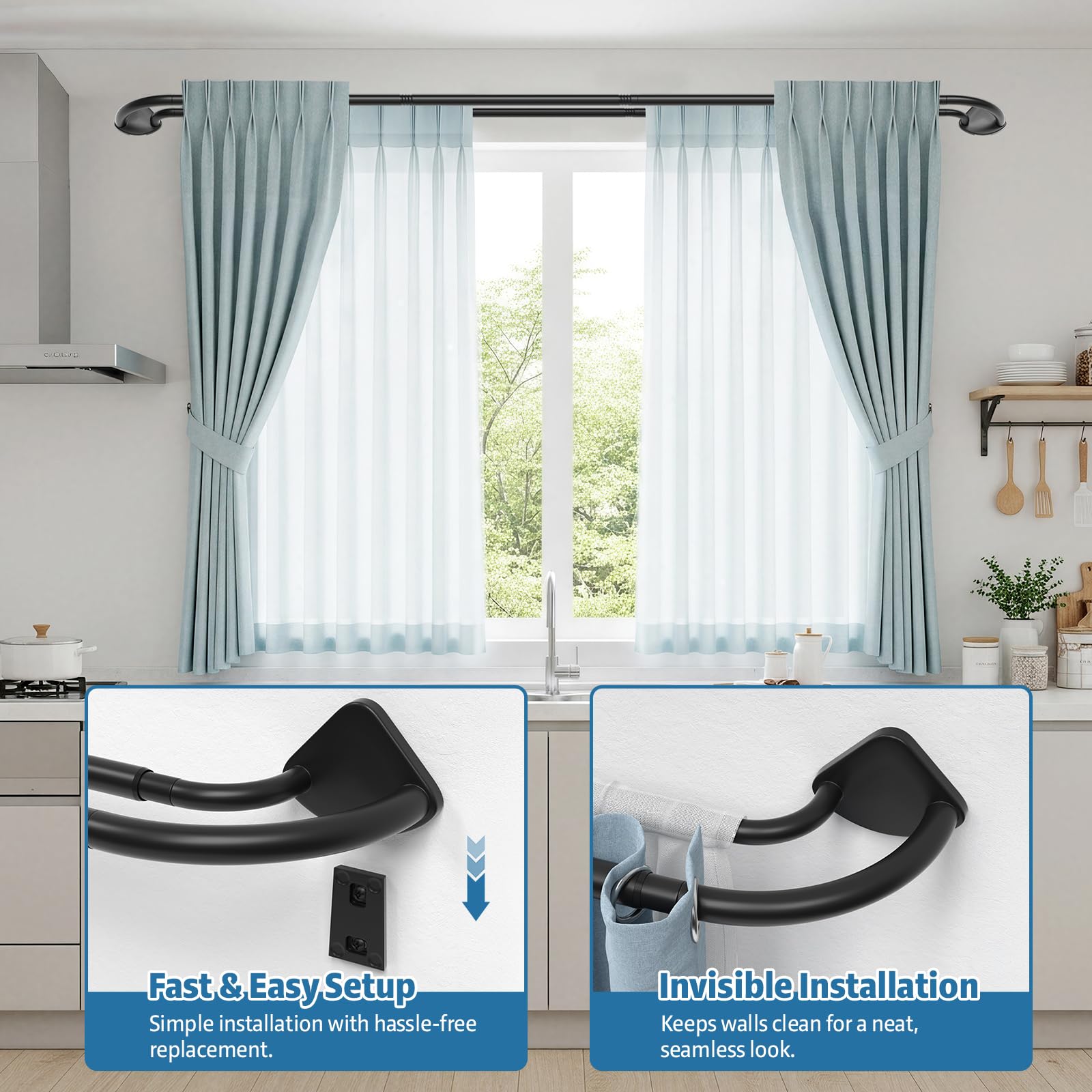 PeSenp gros plan finition noir mat pour look discret