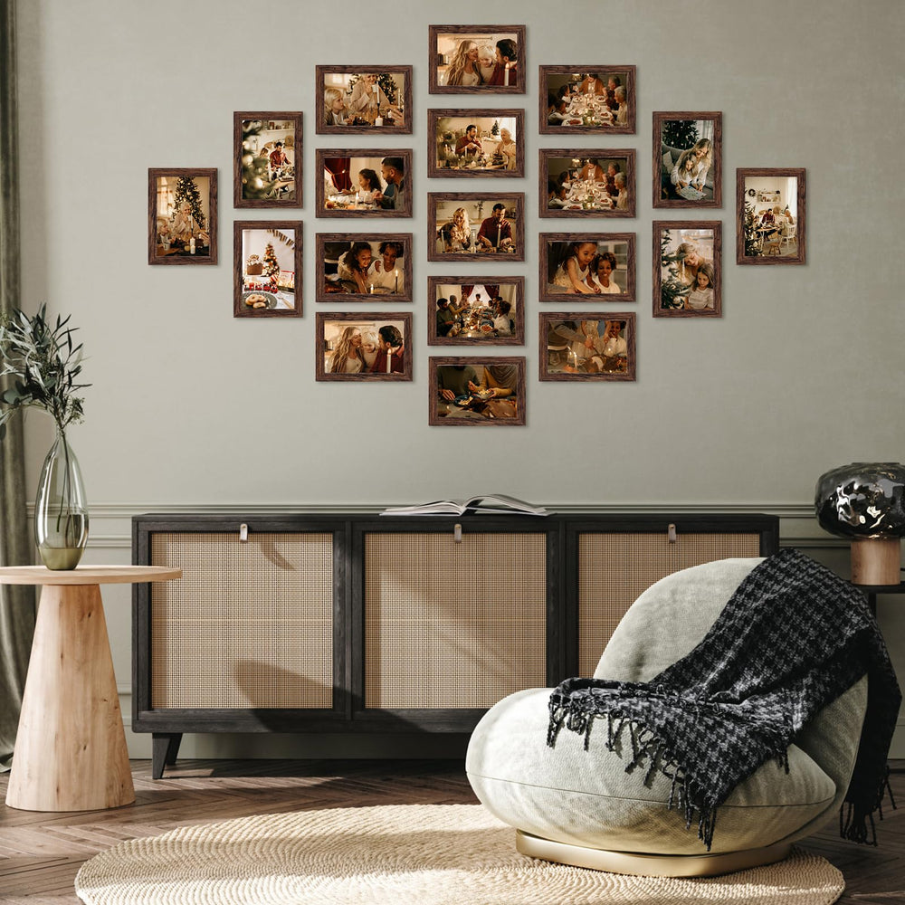 PETAFLOP composition murale 18 cadres harmonieux pour galerie