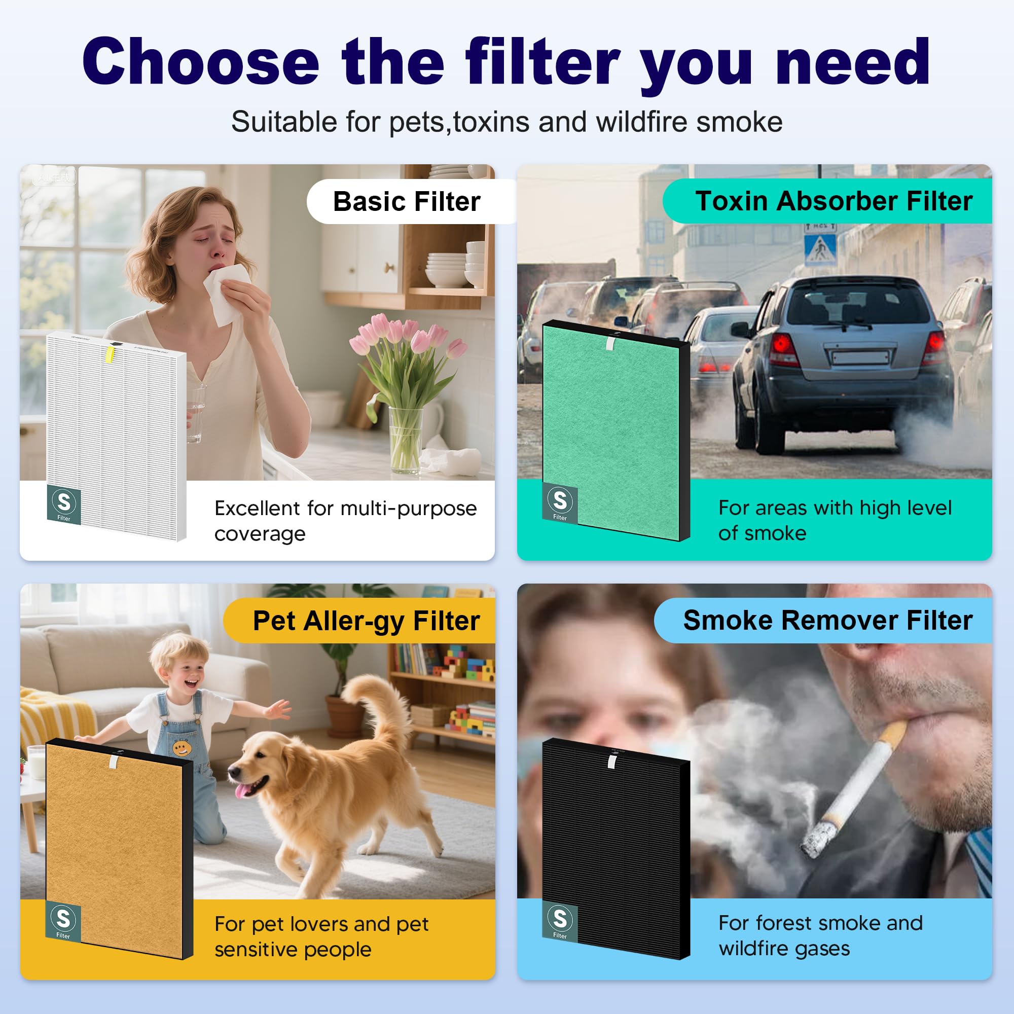 PETOX main retirant filtre via la languette pour retrait simple