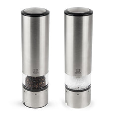 Peugeot moulin Elis Sense face avant en inox, design élégant et durable
