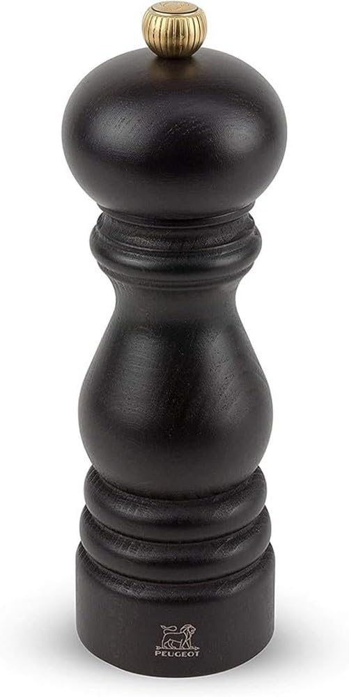 Peugeot moulin Paris face avant élégant couleur chocolat pour table sophistiquée