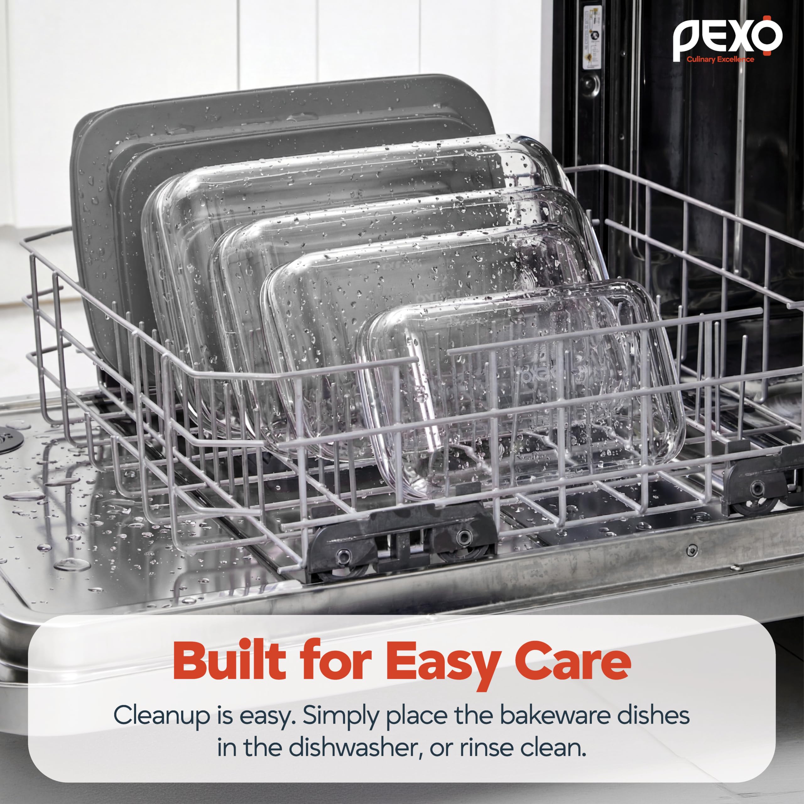 pexo surface en verre lisse pour un nettoyage facile et hygiénique