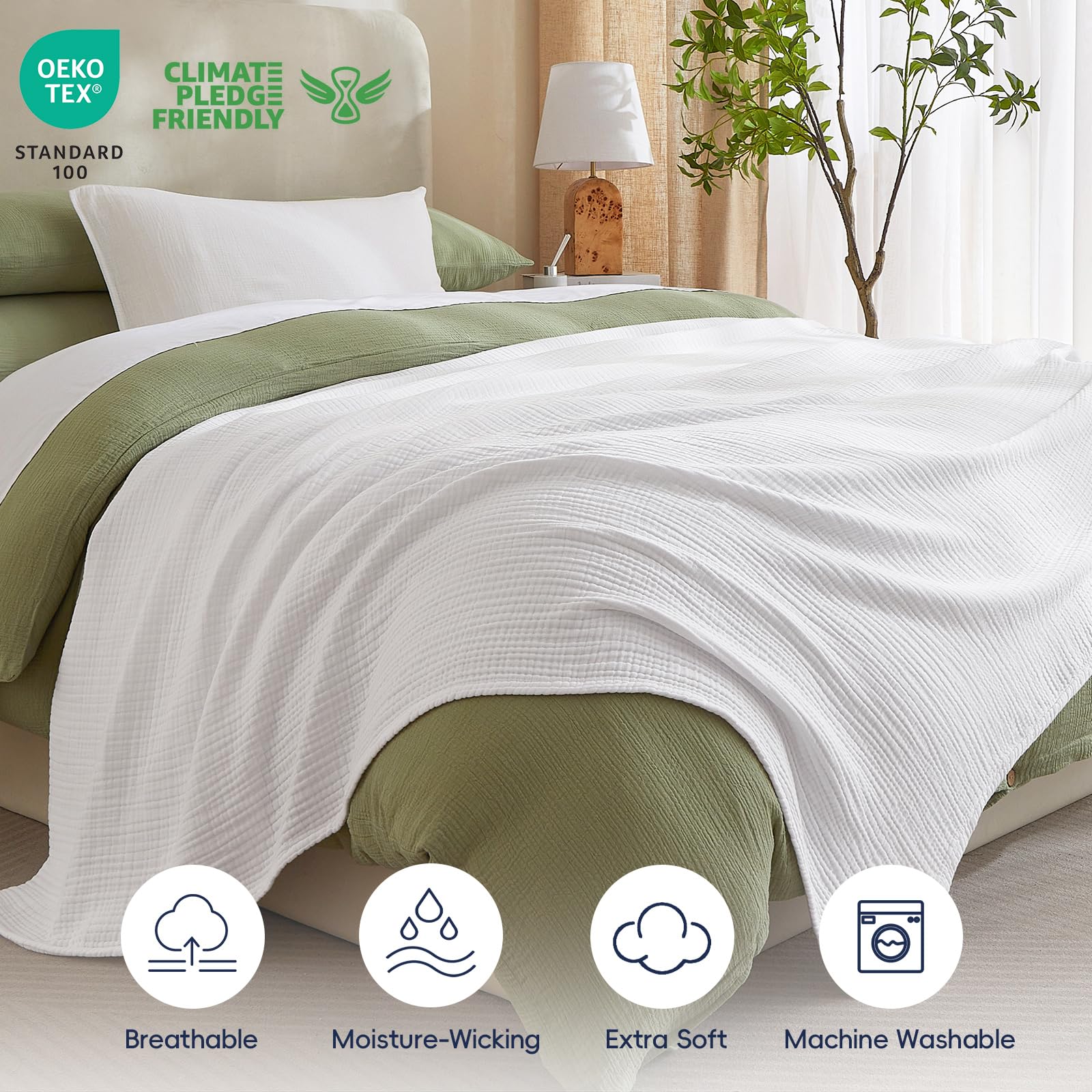 PHF couverture utilisée sur canapé pour repos et esthétique minimaliste