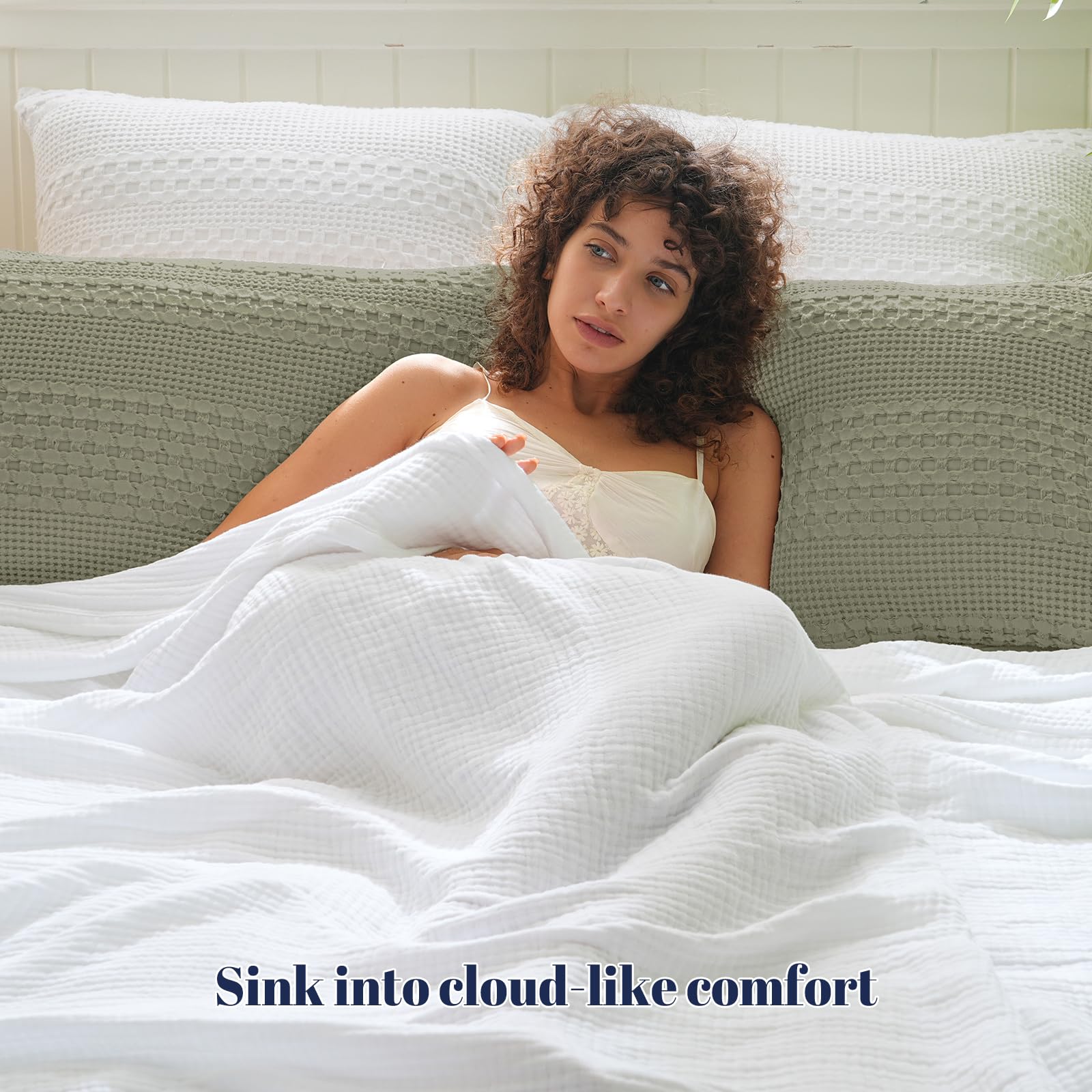 PHF gros plan tissu gaufré montrant relief et confort tactile