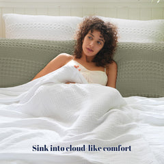 PHF gros plan tissu gaufré montrant relief et confort tactile