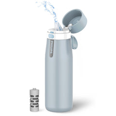 PHILIPS bouteille avant packaging montrant capacité et couleur bleue durable
