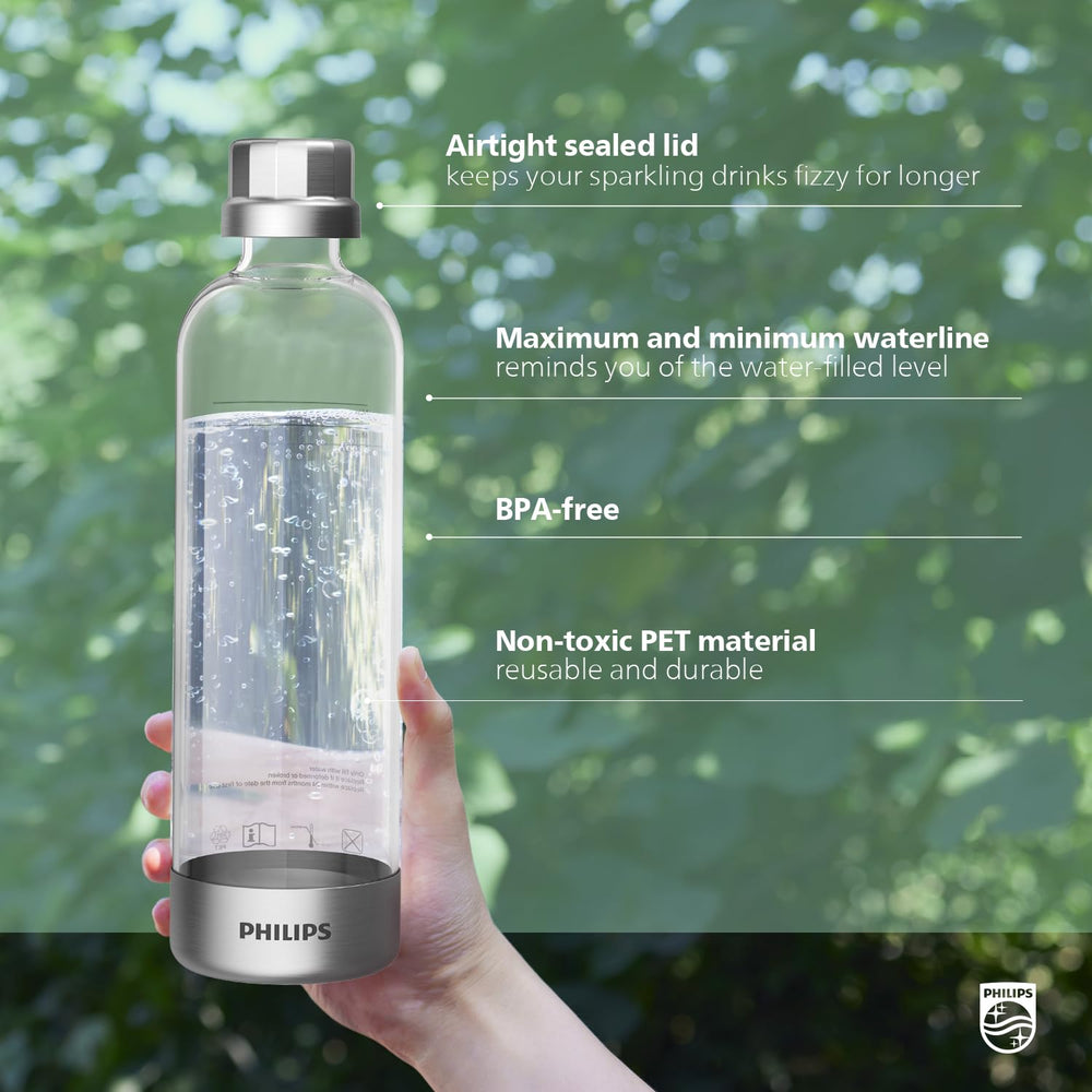 PHILIPS bouchon inox de la bouteille ADD916/37 offrant étanchéité fiable