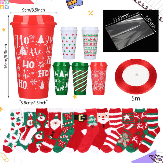 Pickmesh gros plan sur gobelet 16 oz affichant motif festif et facilité d'utilisation