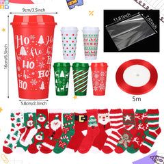 Pickmesh gros plan sur gobelet 16 oz affichant motif festif et facilité d'utilisation