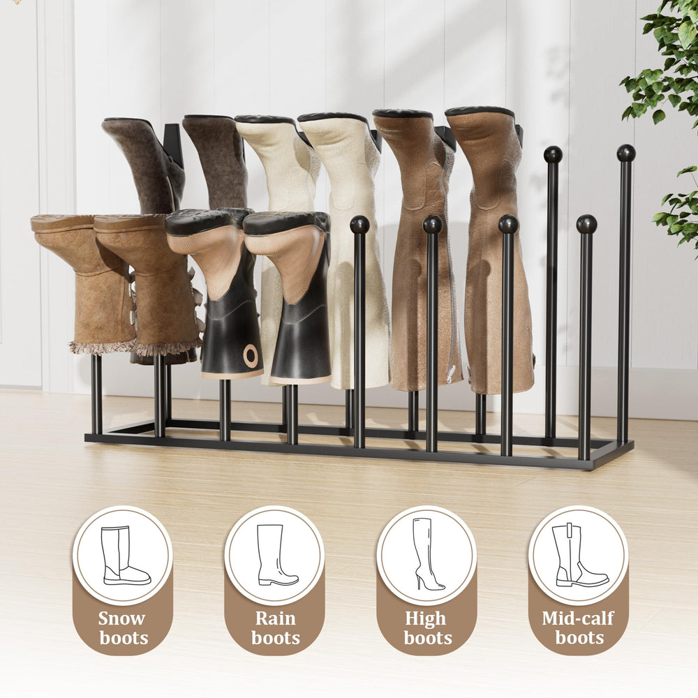 pickpiff comparaison d'échelle avec bottes pour visualiser capacité 8 paires
