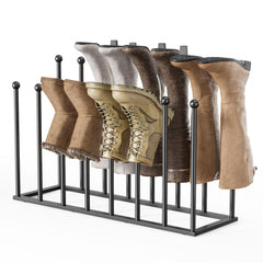 pickpiff vue de face du porte-bottes montrant organisation et gain d'espace